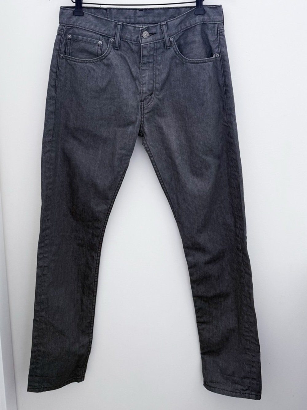 Mens Levi’s 508 Jeans 31x32 Grey Tapered Fit Stretch Denim